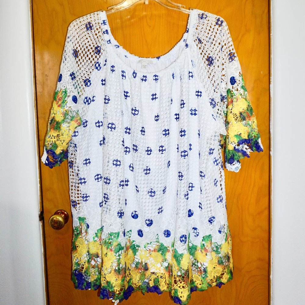 Cato Crochet Tunic Dress Size 4x Plus